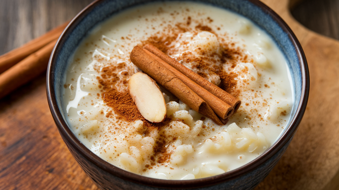 Almond Milk Rice Pudding