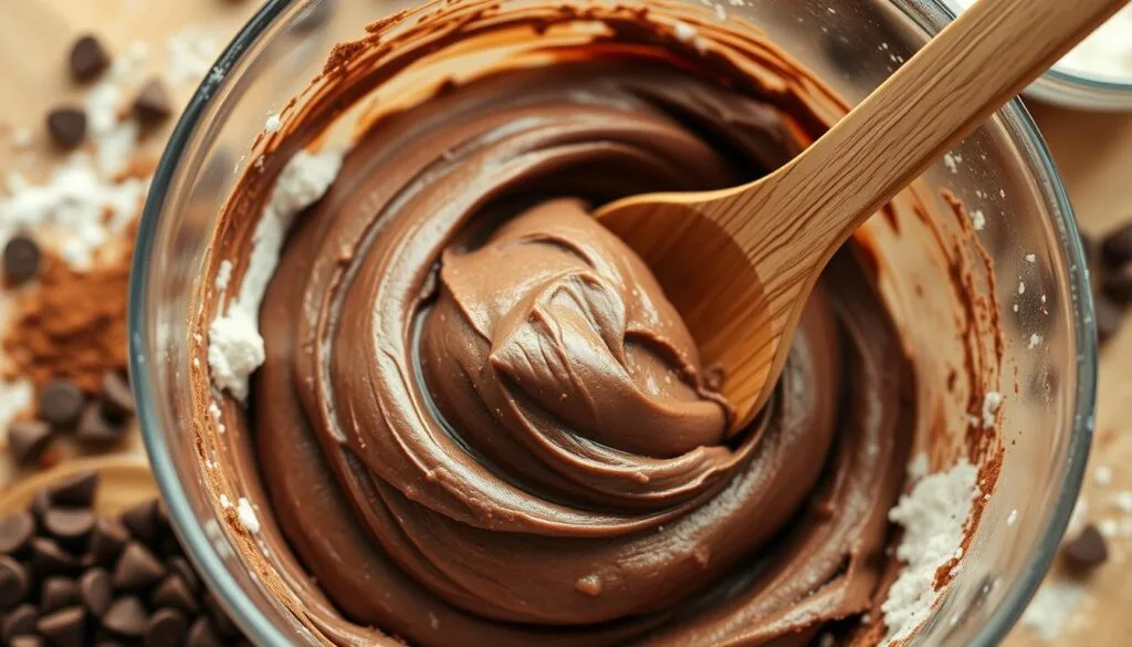 Chocolate Sugar Cookie Dough Preparation Chocolate Sugar Cookie Dough Preparation