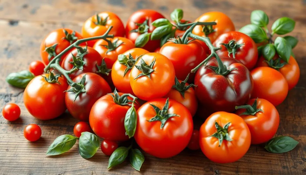 Fresh tomatoes for bruschetta Fresh tomatoes for bruschetta