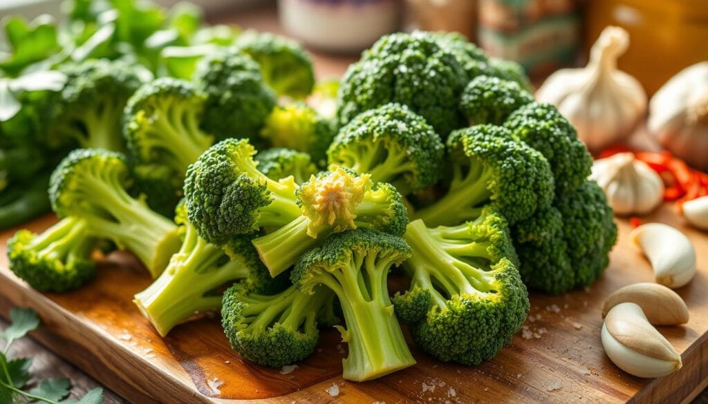 Preparing Roasted Broccoli Preparing Roasted Broccoli